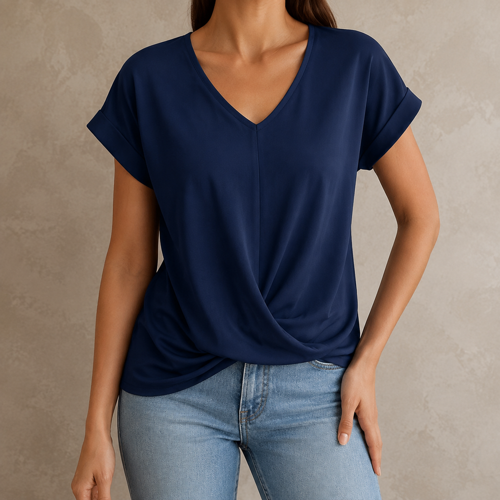 Ariadna | Camiseta informal con escote corazón