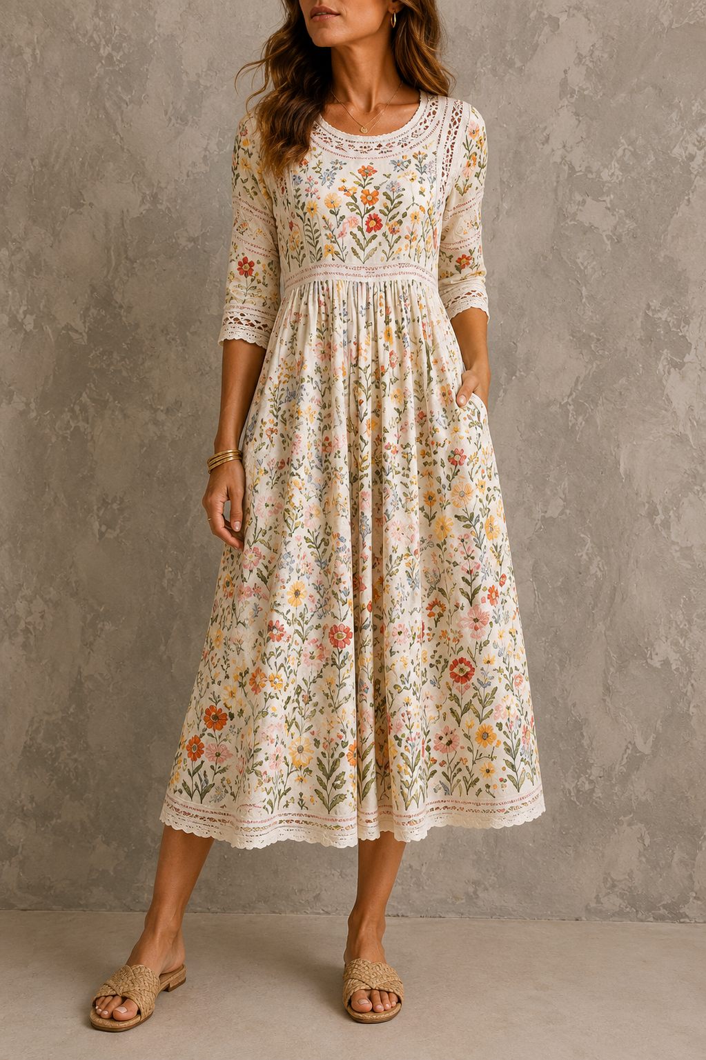 Paula | Vestido con Estampado Floral