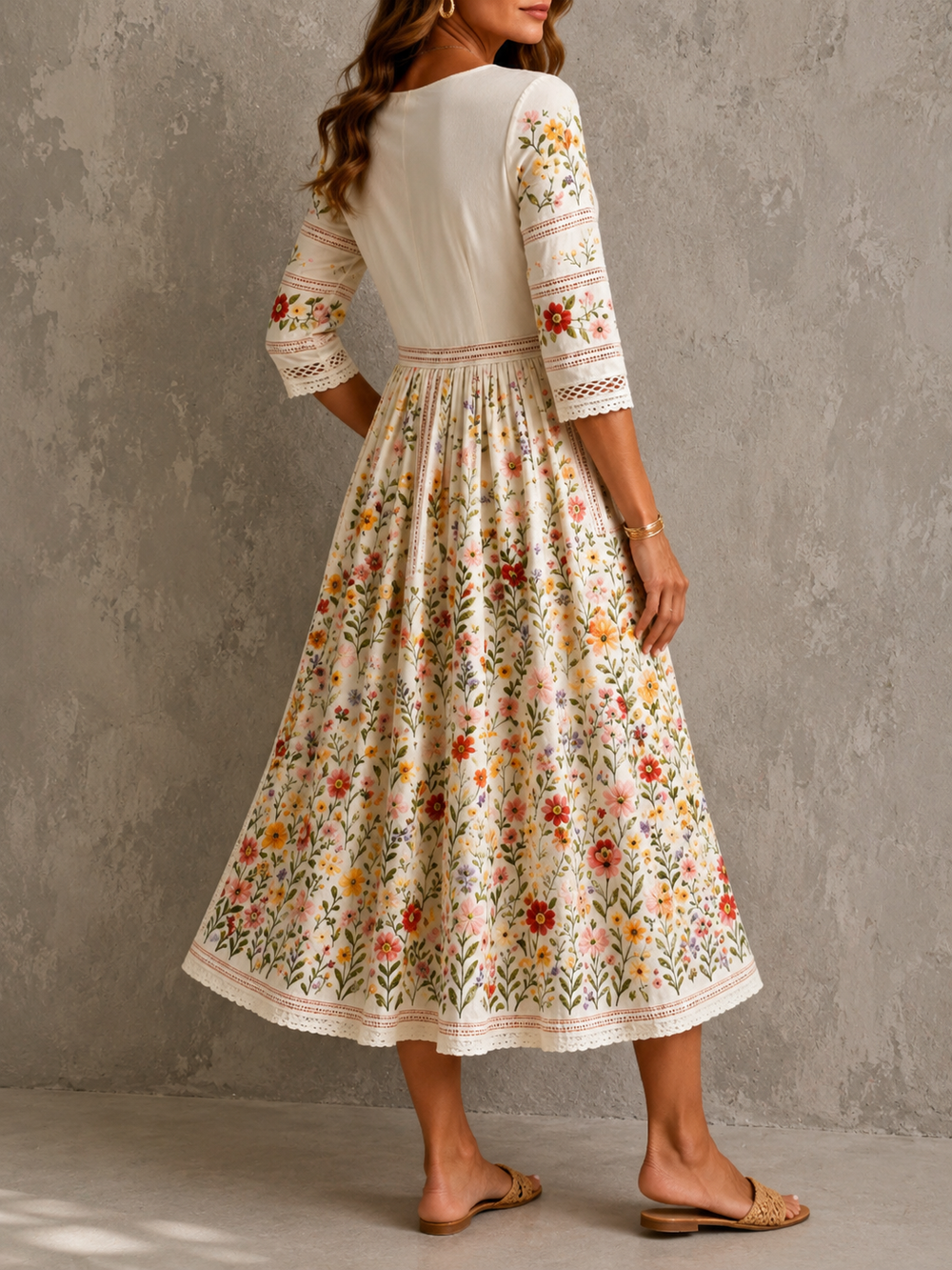 Paula | Vestido con Estampado Floral