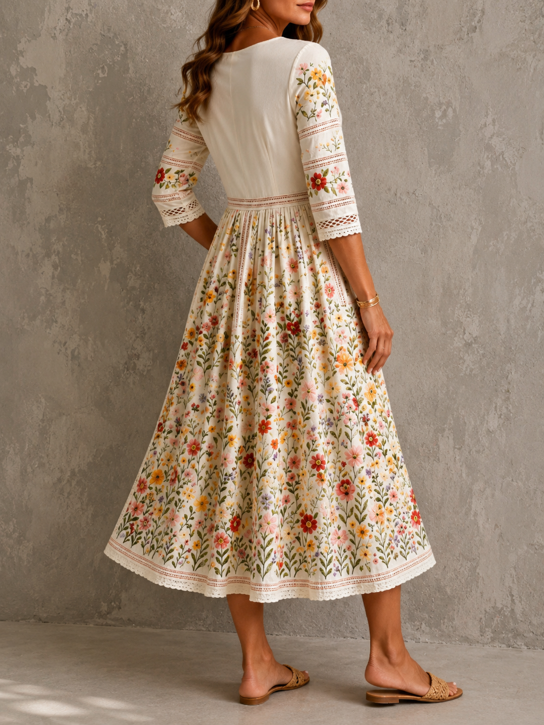 Paula | Vestido con Estampado Floral