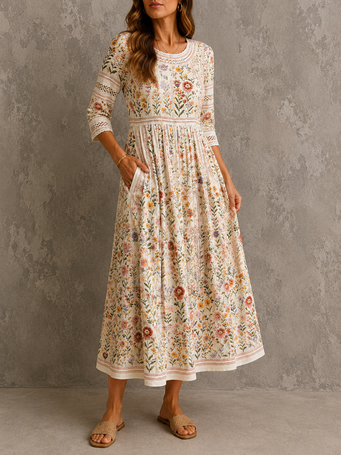 Paula | Vestido con Estampado Floral