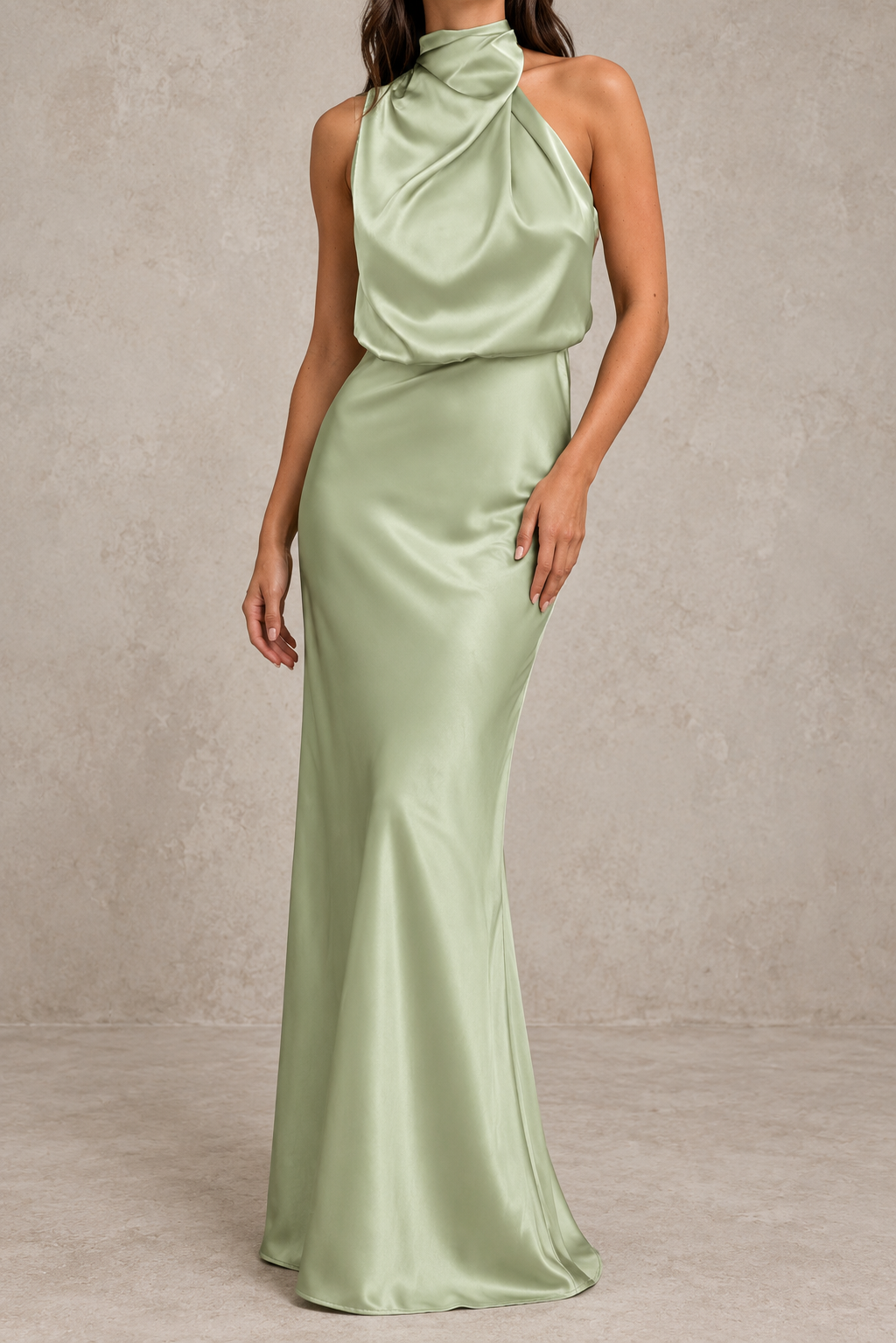 Mía | Elegante vestido con escote halter