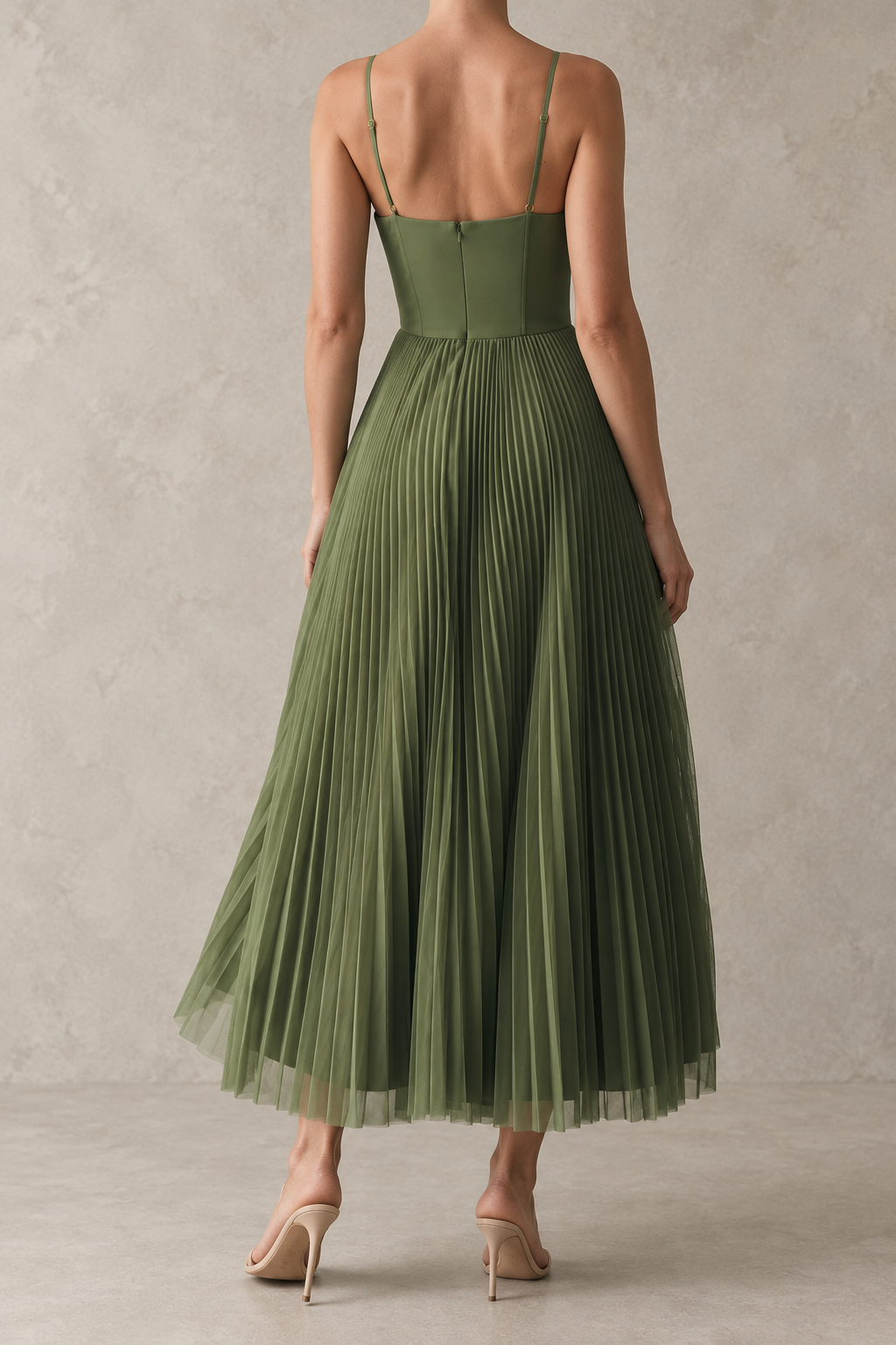 Olivia | Vestido elegante con espalda descubierta