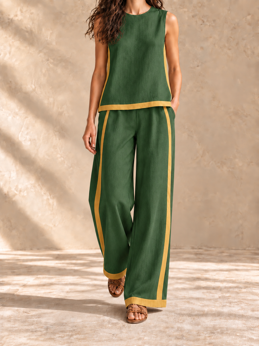 Sofía | Conjunto elegante de algodón y lino