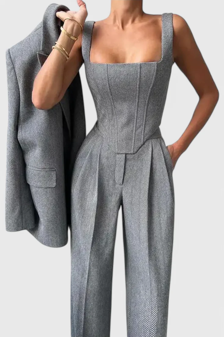 Evelyn | Conjunto con pantalones: Elegancia garantizada