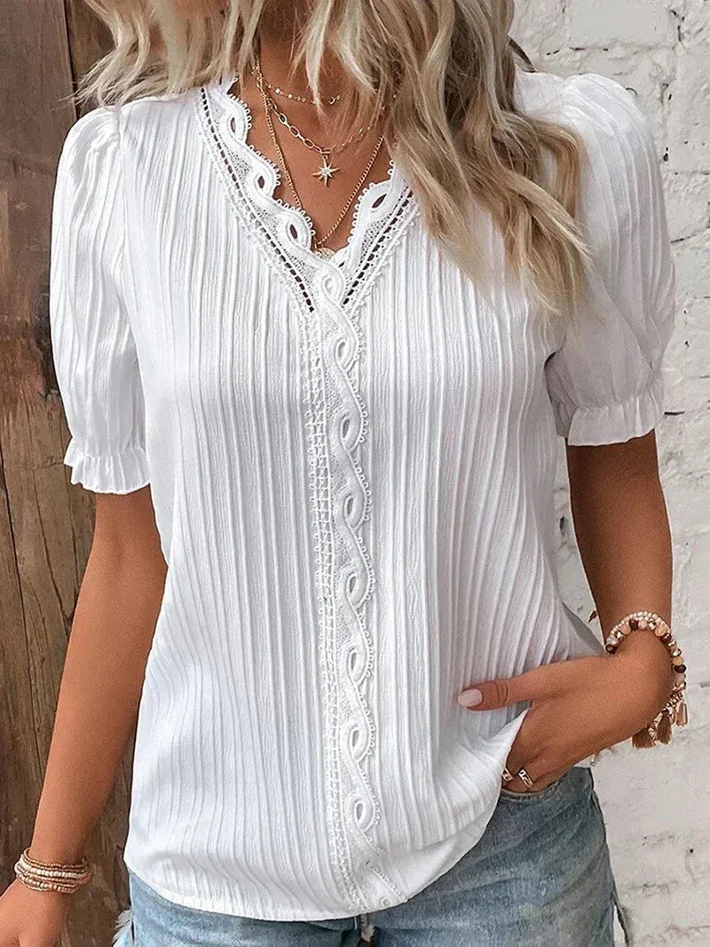Bea | Blusa elegante con detalles encantadores
