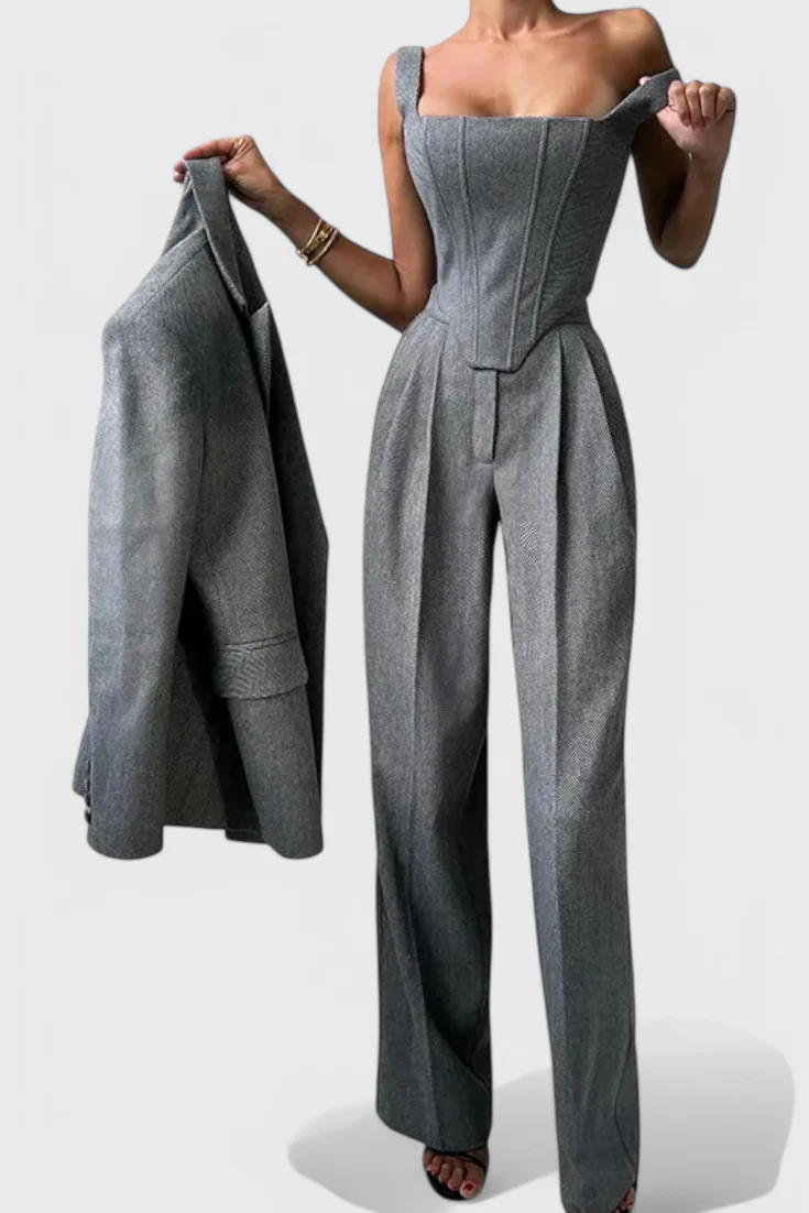 Evelyn | Conjunto con pantalones: Elegancia garantizada