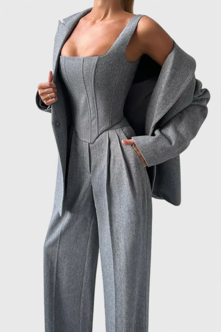Evelyn | Conjunto con pantalones: Elegancia garantizada