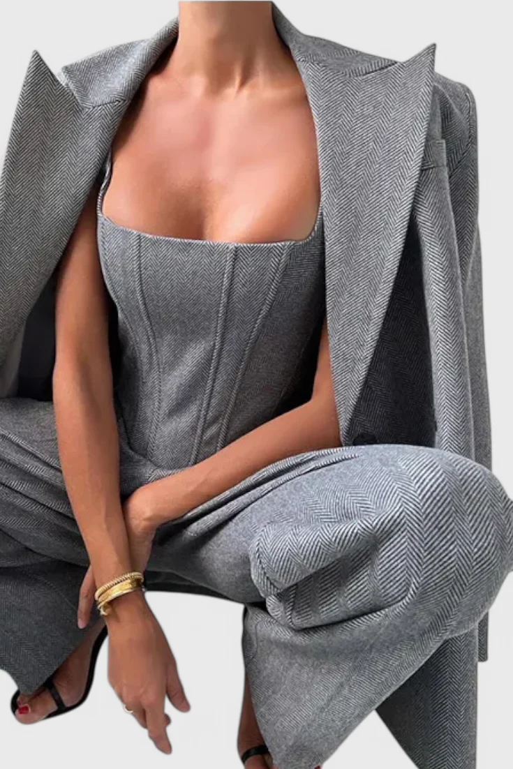Evelyn | Conjunto con pantalones: Elegancia garantizada
