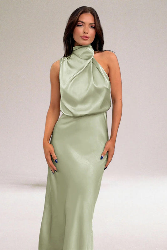 Mía | Elegante vestido con escote halter