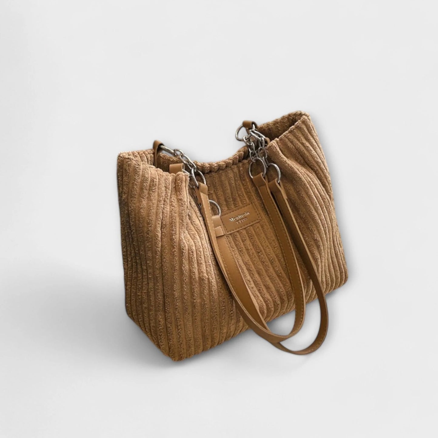 Paula | Bolso de hombro de terciopelo suave