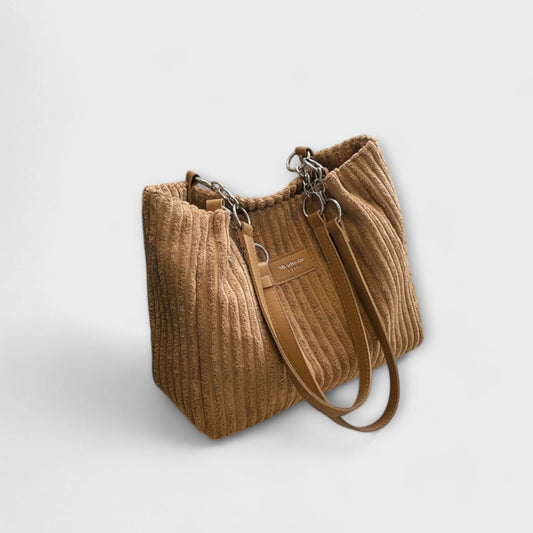 Paula | Bolso de hombro de terciopelo suave