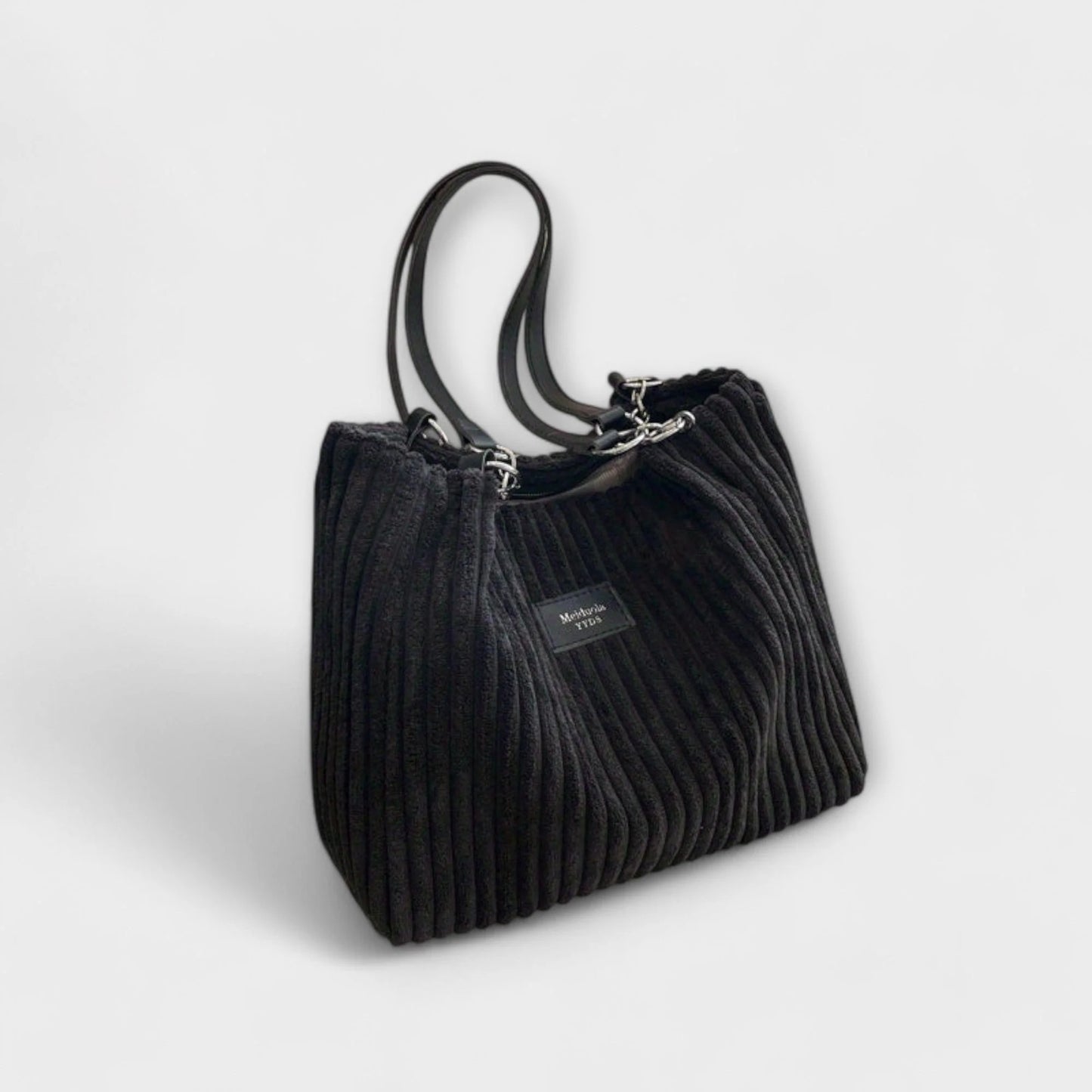 Paula | Bolso de hombro de terciopelo suave