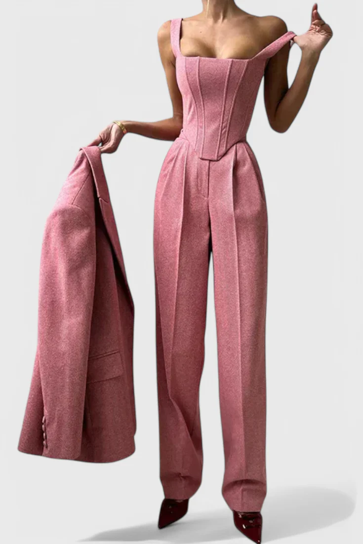 Evelyn | Conjunto con pantalones: Elegancia garantizada
